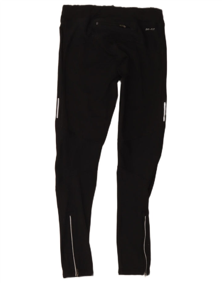 Leggings Dri Fit Nike pentru femei UK 10, poliester negru mic