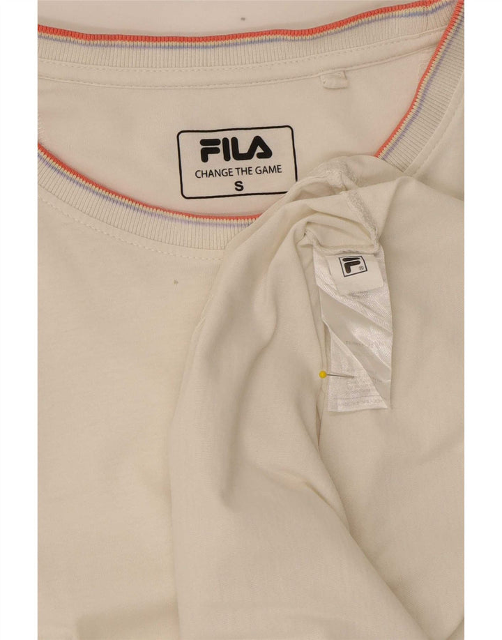 Tricou Bărbați Fila Top mic Bumbac cu dungi albe
