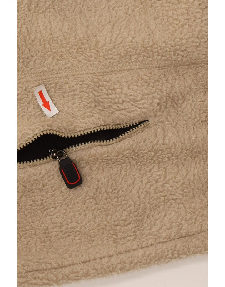 Jachetă fleece pentru bărbați FILA UK 44 2XL Bej Poliester color bloc