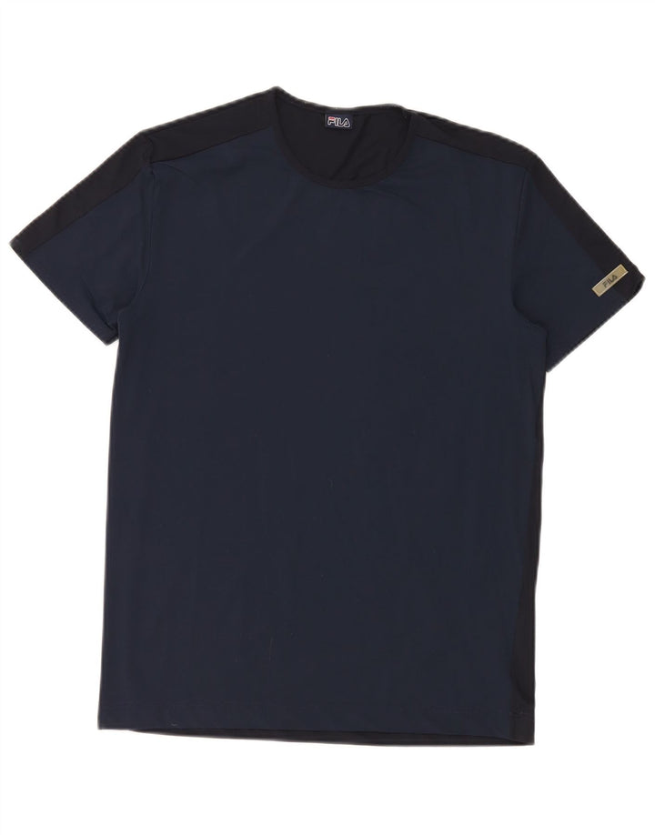 Tricou pentru femei Fila Top UK 12 Medium Bleumarin Poliamidă