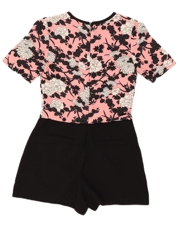 Combi Oasis pentru femei cu mâneci scurte UK 8 mic, roz, floral