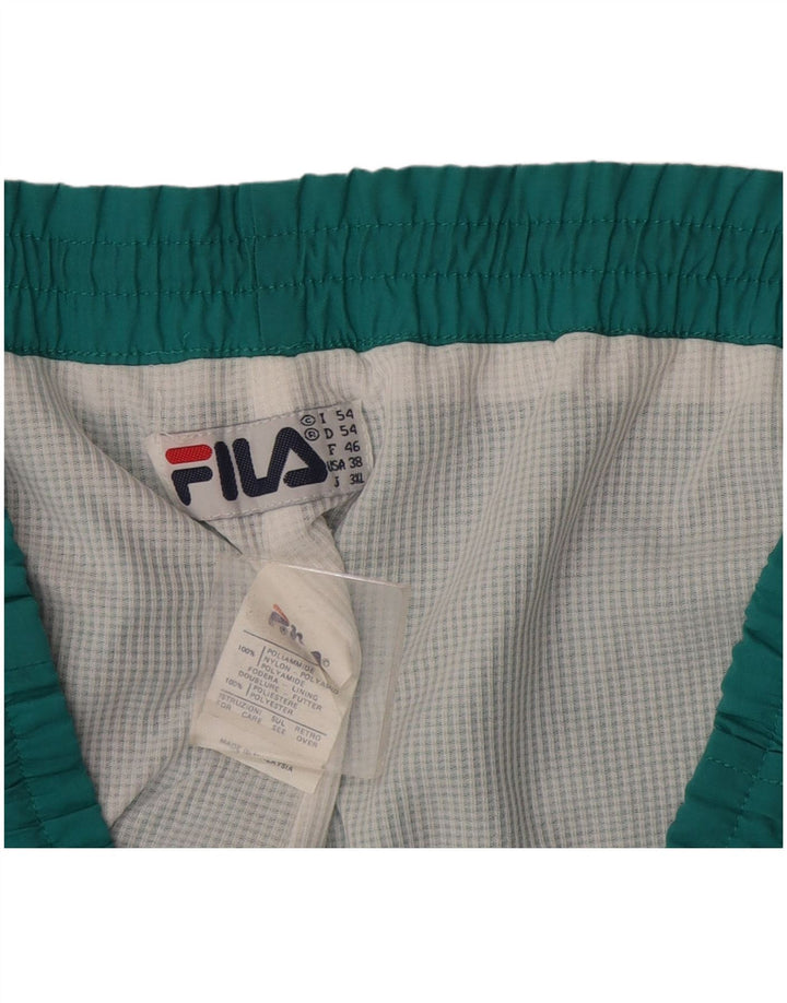 Trening complet pentru bărbați Fila IT 54 XL, verde, poliamidă color bloc