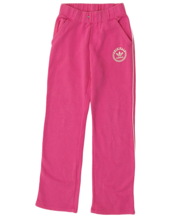 Pantaloni de trening Adidas pentru femei EU 34 Bumbac roz mic