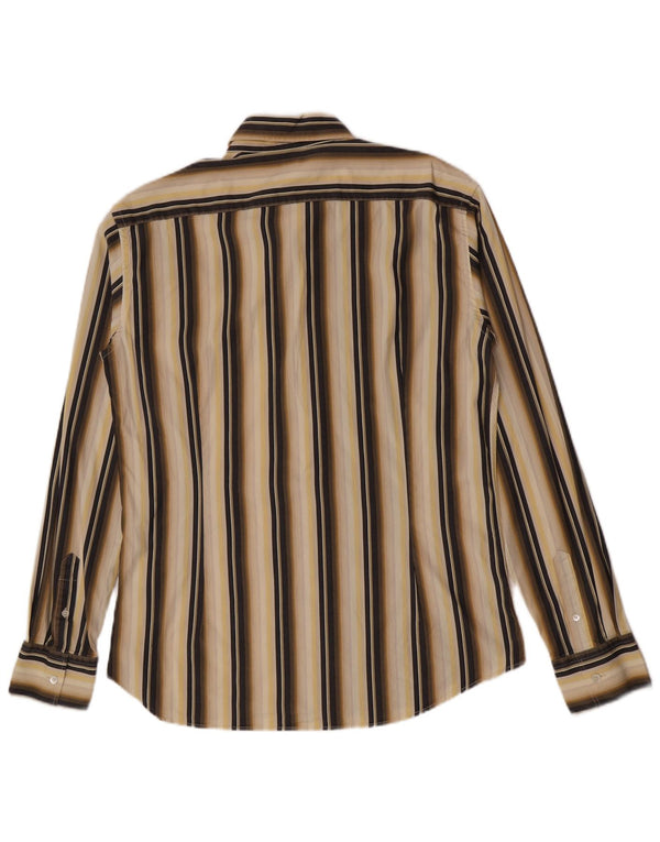 Cămașă pentru bărbați Ted Baker Mărimea 6 2XL Bumbac cu dungi bej