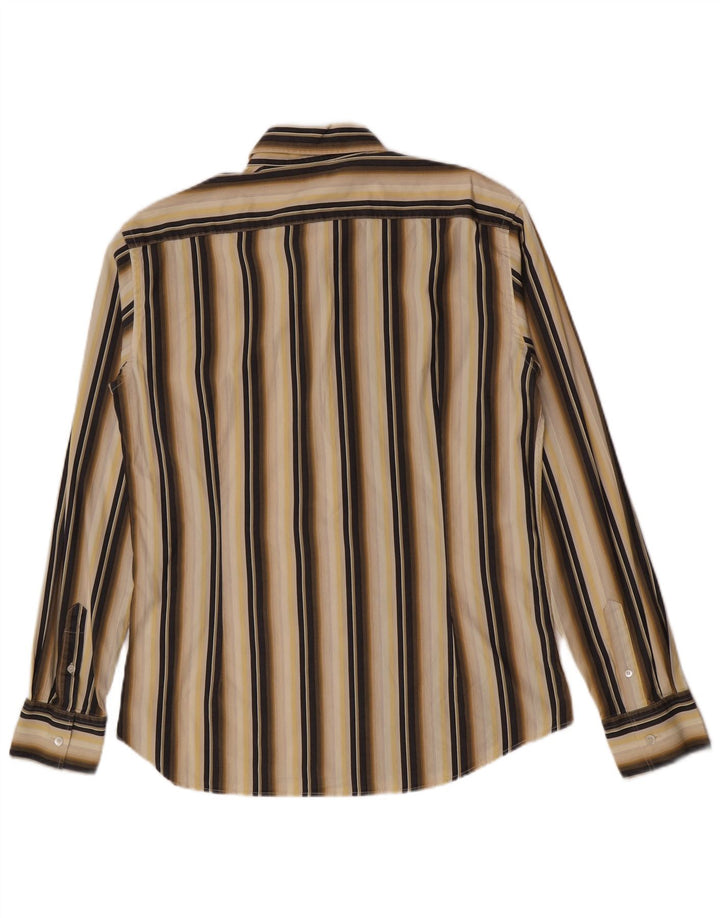 Cămașă pentru bărbați Ted Baker Mărimea 6 2XL Bumbac cu dungi bej