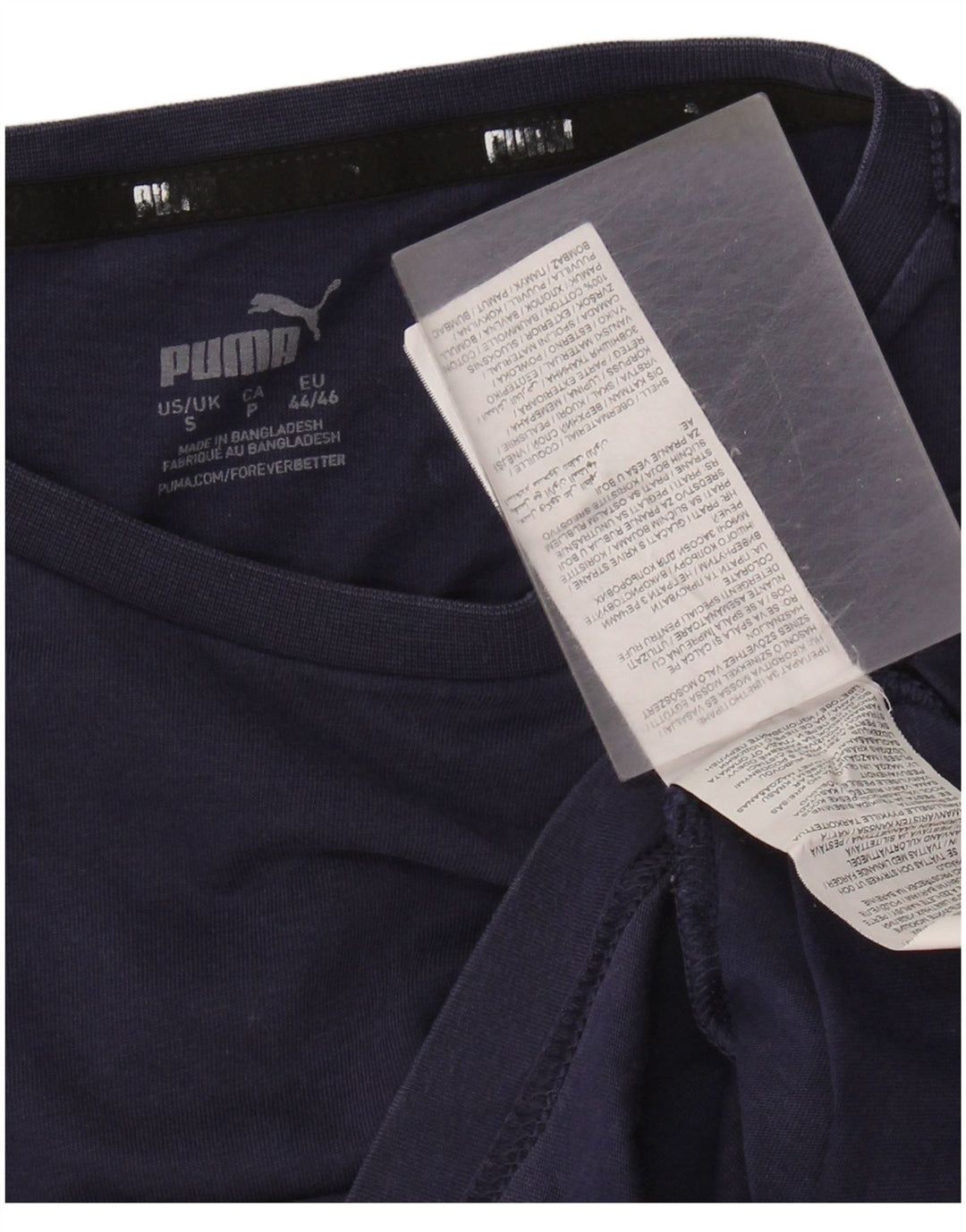 Tricou pentru bărbați Puma Top mic din bumbac bleumarin