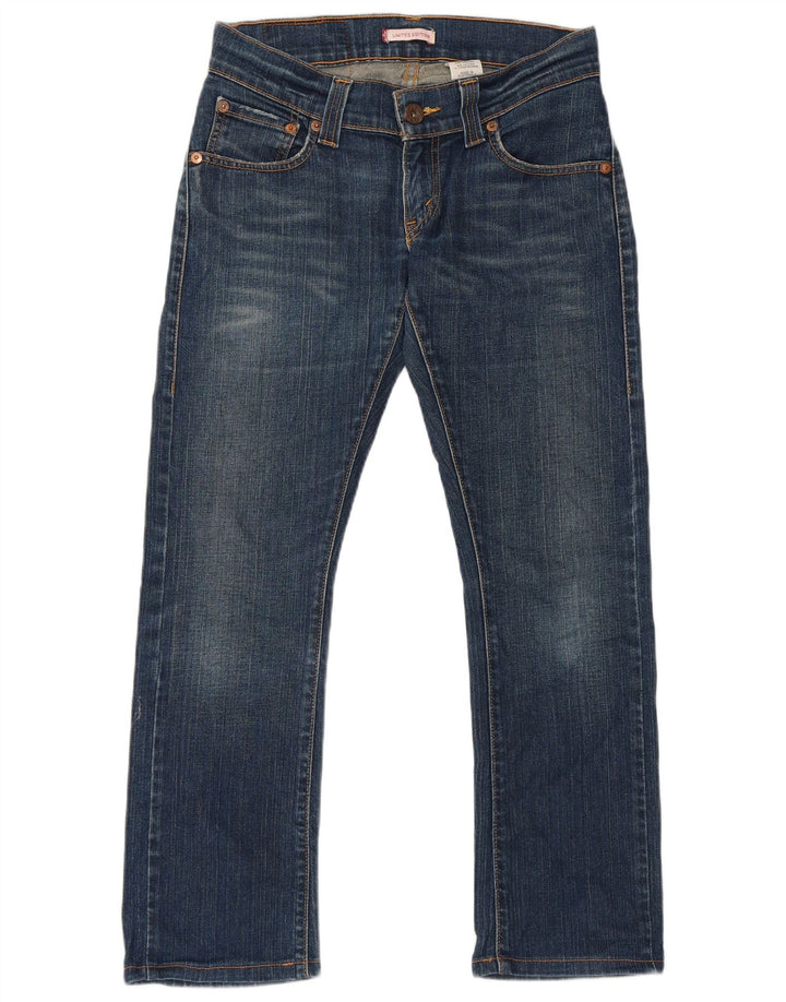 Blugi drepti Levi's pentru bărbați, ediție limitată, mediu L30 L28, bumbac albastru