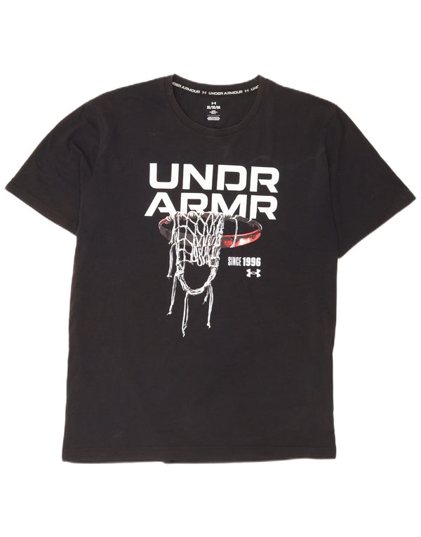 Tricou grafic Under Armour pentru bărbați Top XL bumbac negru