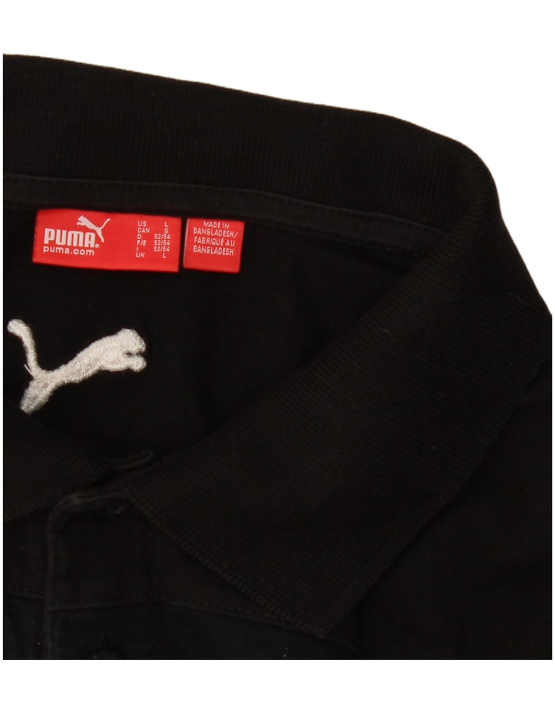 Tricou polo Puma pentru bărbați, mare, negru, bumbac