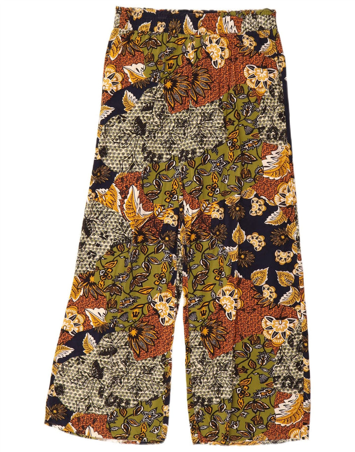 Pantaloni Esprit pentru femei UK 12 Medium W30 L30 Multicolor Floral Viscose