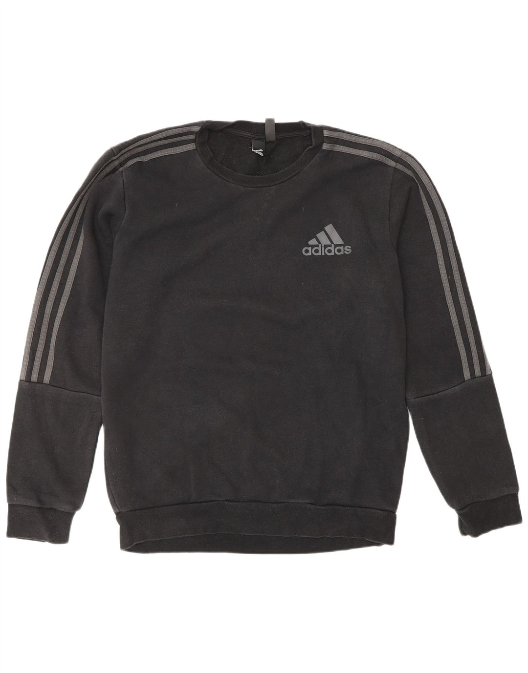 Pulover pentru bărbați ADIDAS, bumbac mediu negru