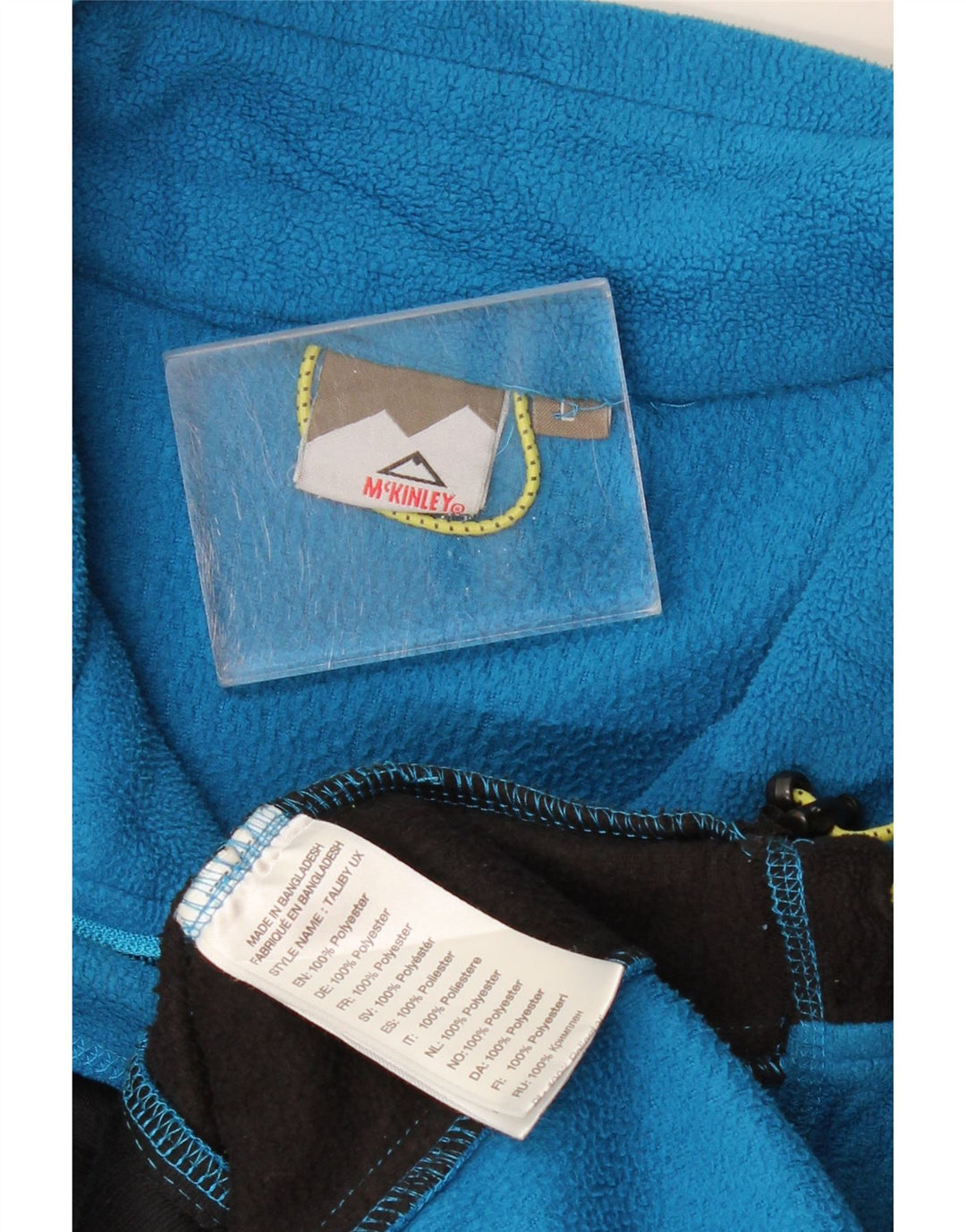 Jachetă din lână pentru femei MCKINLEY UK 16, mare, albastru, poliester color bloc