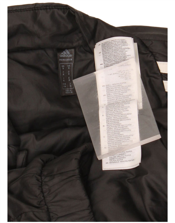 Jachetă căptușită pentru bărbați Adidas Primegreen UK 38 Poliester mediu negru