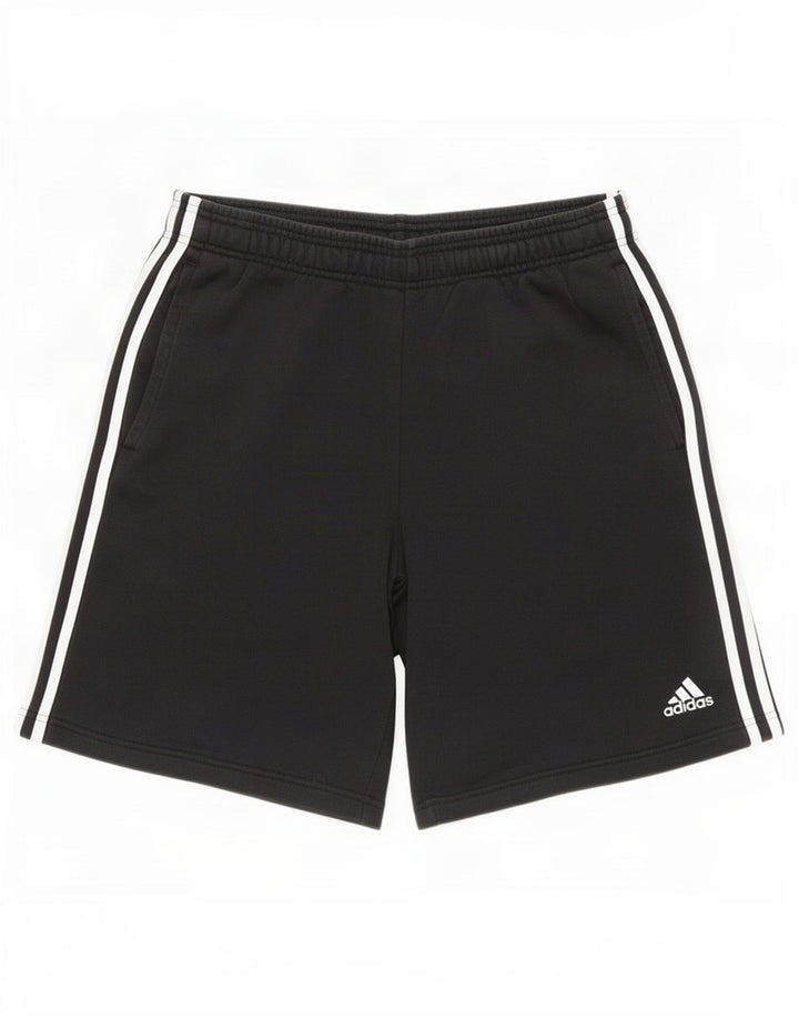 Pantaloni scurți sport pentru bărbați Adidas, bumbac mediu negru