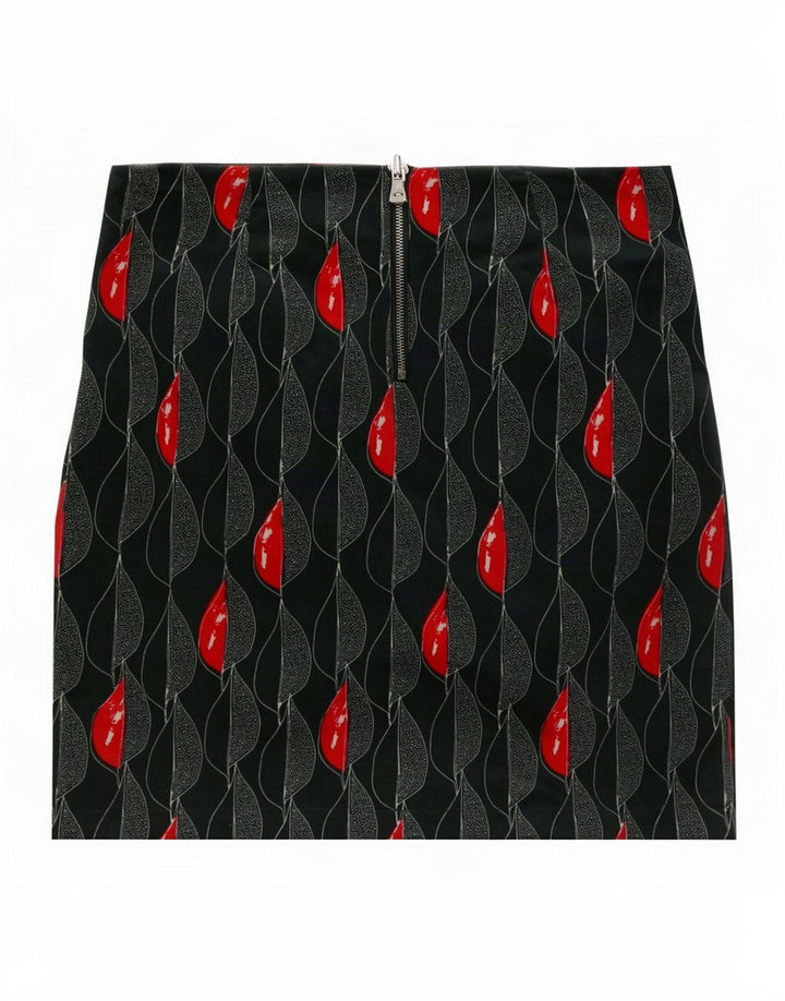 White Stuff Womens Abstract Pattern Mini Fusta UK 10 Small W30 Green