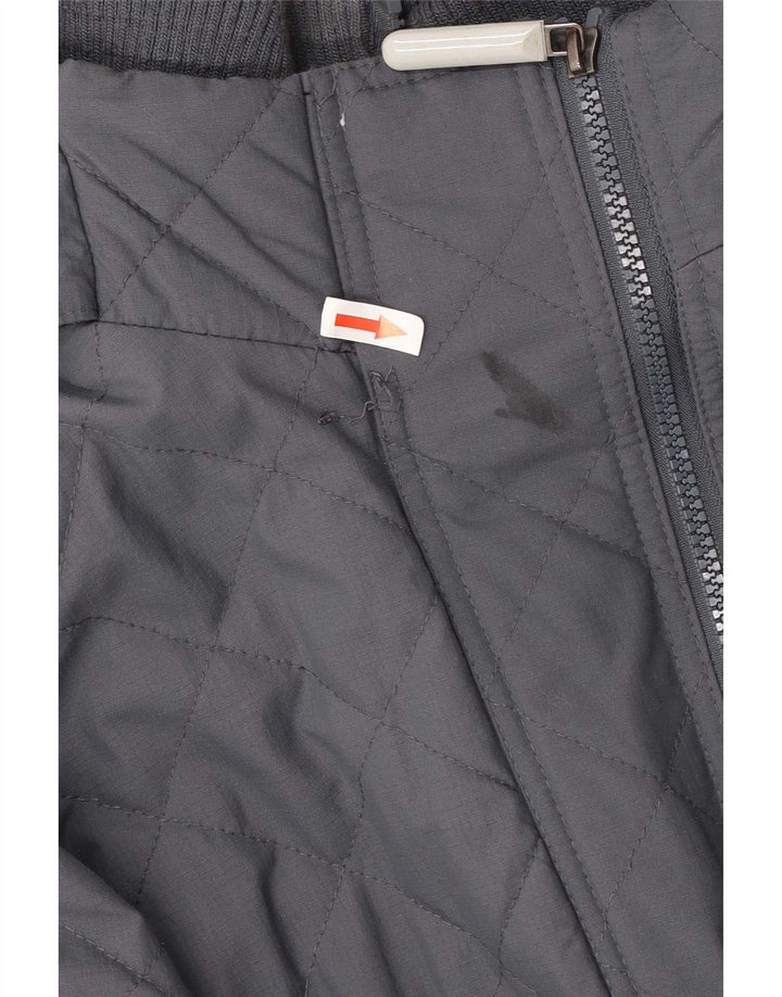 Jachetă Windbreaker cu glugă Superdry pentru femei UK 40, mare, gri