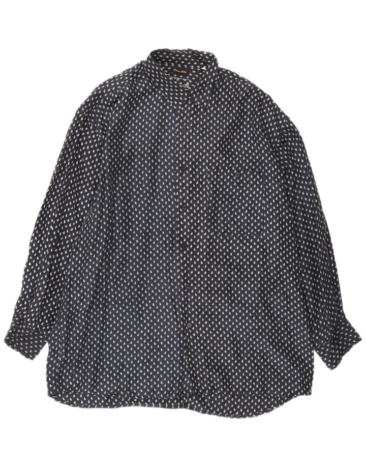 Cămașă pentru bărbați Papillon XL Bleumarin Paisley Mătase