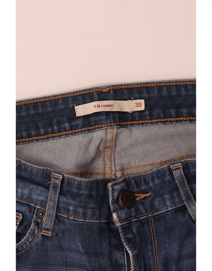 Blugi Levi's 711 Skinny W30 L29 Albastru