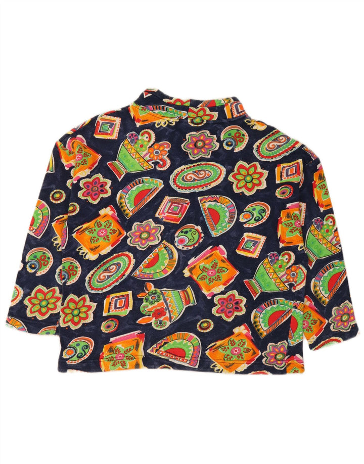 BENETTON Fete Pulover Pulover 11-12 Ani Mare Bleumarin Floral