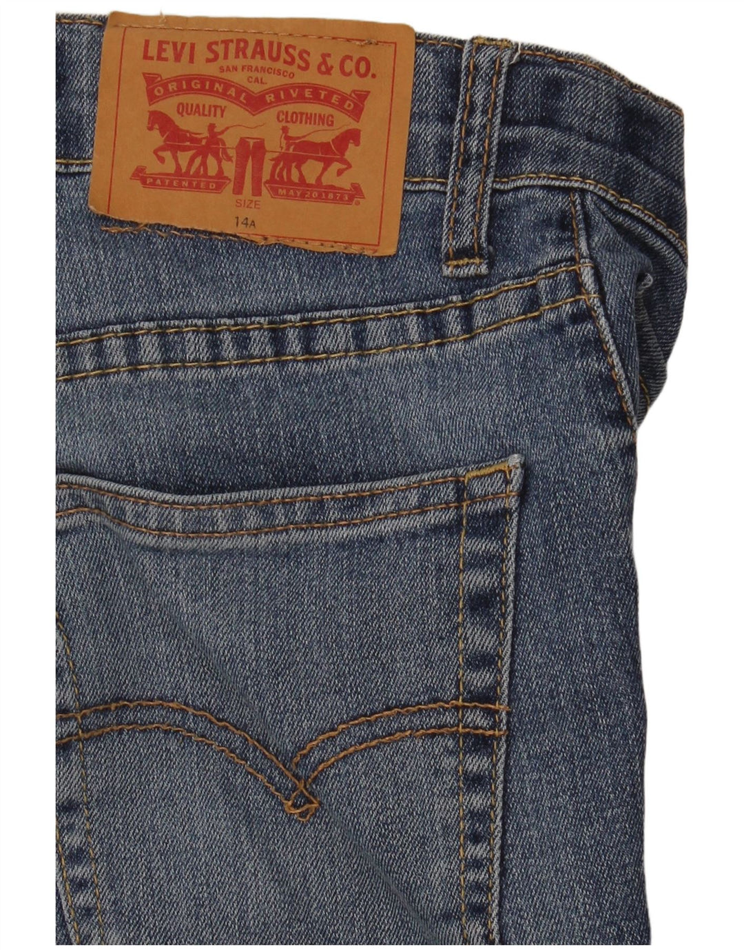 Blugi Levi's Boys 511 Slim 13-14 ani W28 L29 Blue Bumbac