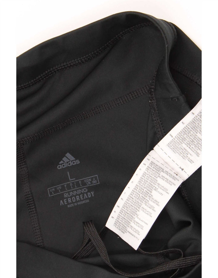 Leggings Aeroready pentru femei Adidas UK 14, mare, negru, poliester