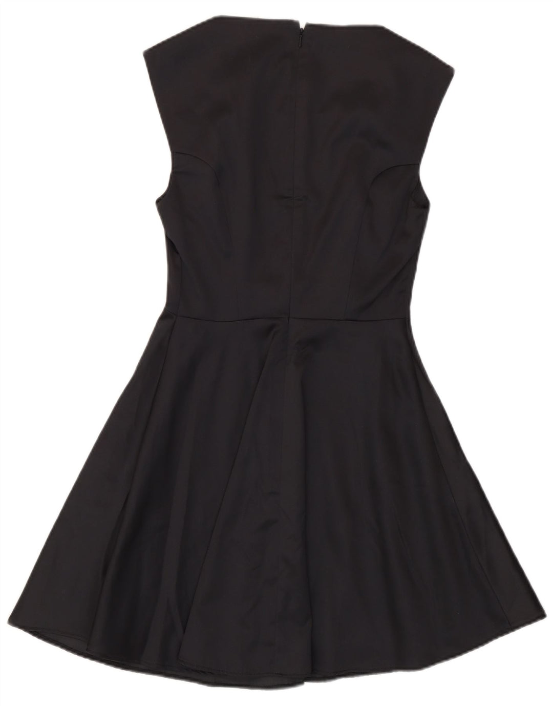 Rochie A-Line Fără mâneci pentru femei French Connection UK 8 Poliester negru mic