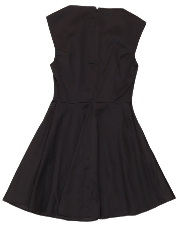 Rochie A-Line Fără mâneci pentru femei French Connection UK 8 Poliester negru mic