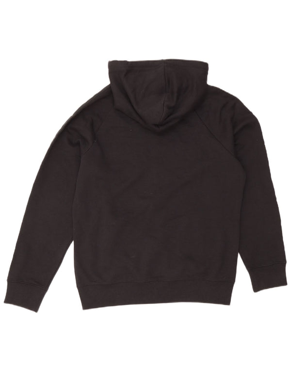 Calvin Klein Jeans Pulover cu capotă cu fermoar pentru femei UK 16 Large Black Colorblock