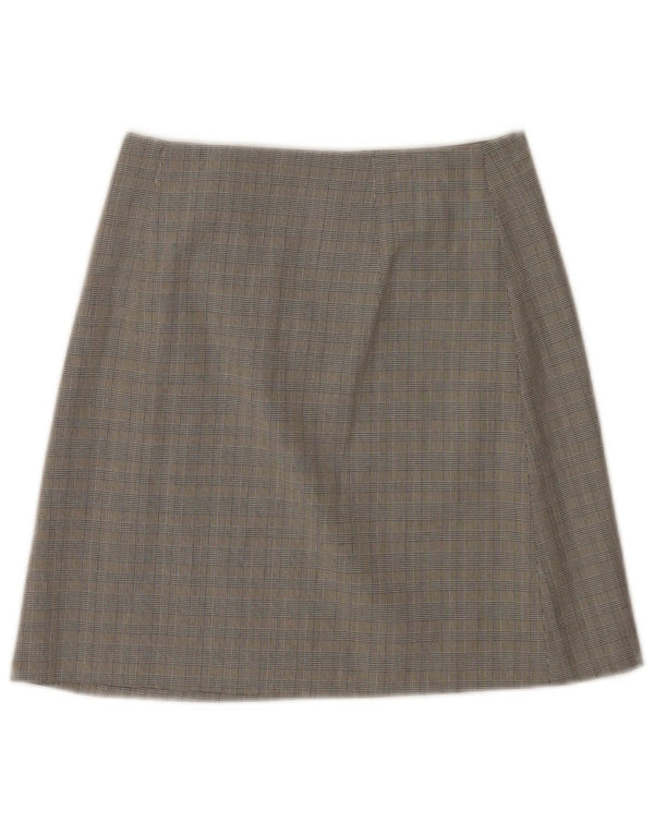 Fusta Wrap pentru femei I Gabbiani UK 34 XS W26 Grey Check Viscose
