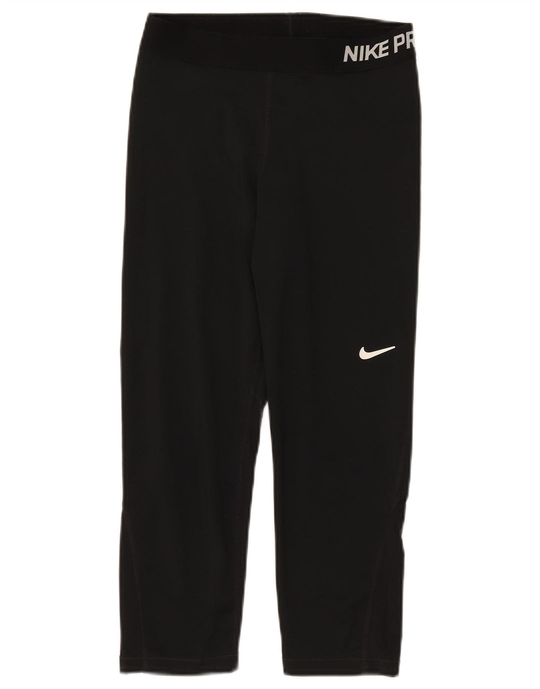 Leggings grafic NIKE Dri Fit pentru femei, poliester mediu negru