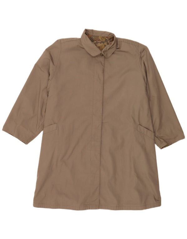 Trenci reversibil pentru femei Vintage UK 20 2XL Bej