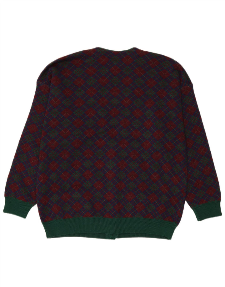 Pulover Cardigan Bărbați Stefanel Mediu Bleumarin Fair Isle