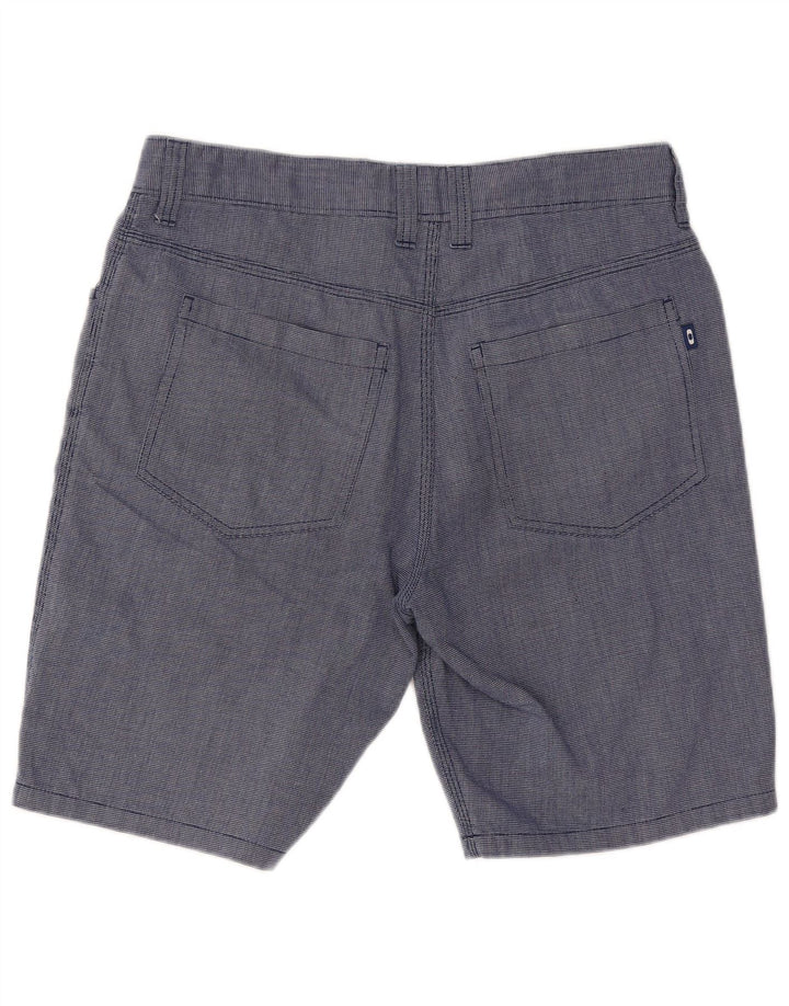 Pantaloni scurți casual Oakley pentru bărbați W32, bumbac albastru mediu