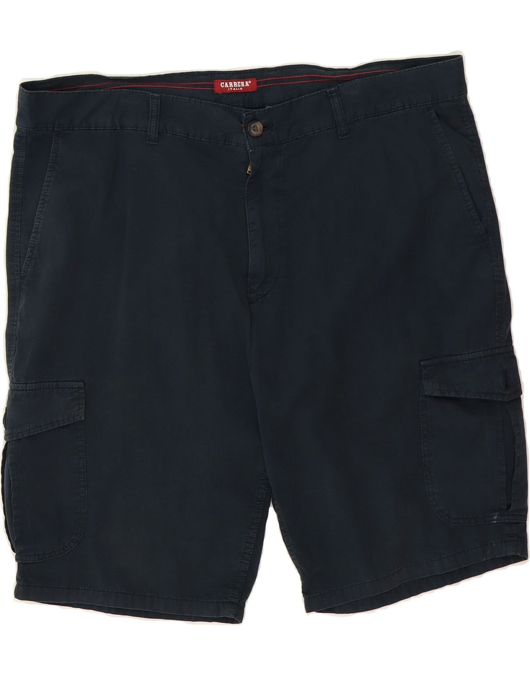 CARRERA Mens Cargo Shorts IT 54 2XL W40 Navy Blue Cotton Vintage Carrera and Second-Hand Carrera from Messina Hembry 