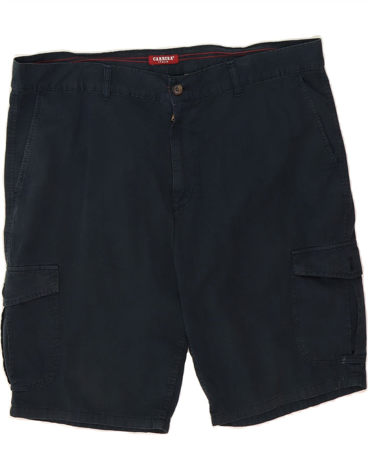CARRERA Mens Cargo Shorts IT 54 2XL W40 Navy Blue Cotton Vintage Carrera and Second-Hand Carrera from Messina Hembry 