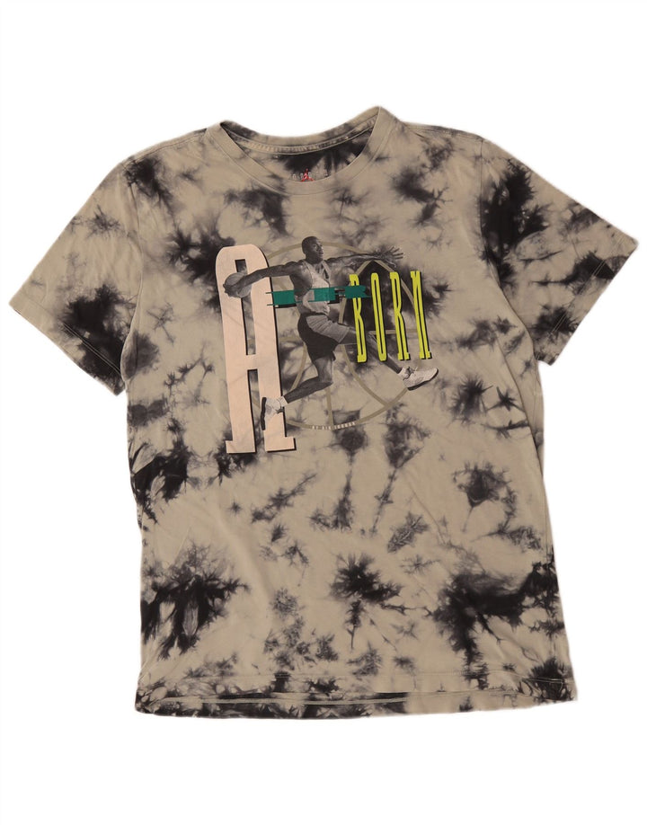 Tricou grafic pentru bărbați Jordan Top Medium Blue Tie Dye