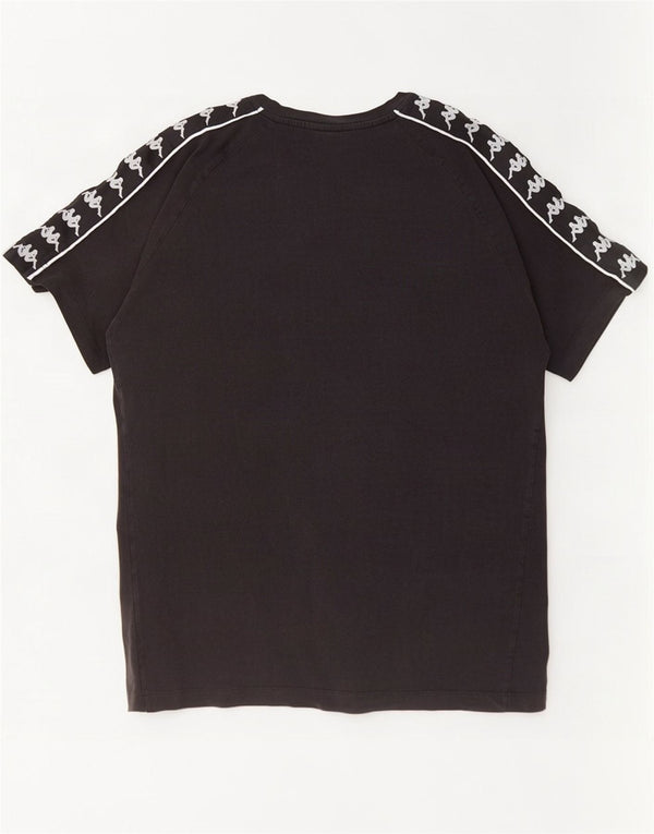 Tricou grafic pentru bărbați Kappa Top Medium Black Bumbac