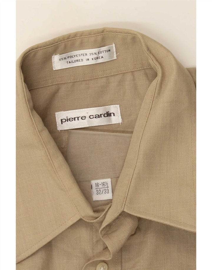 Cămașă pentru bărbați Pierre Cardin Mărimea 16 1/2 Poliester maro mare