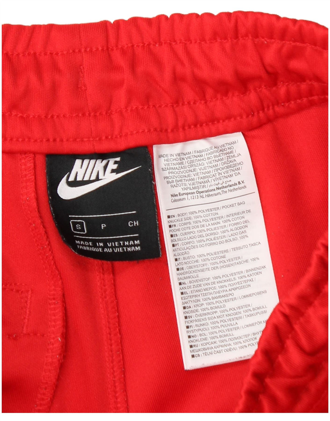 Pantaloni de trening pentru bărbați Nike Pantaloni de jogging, roșu, poliester color bloc