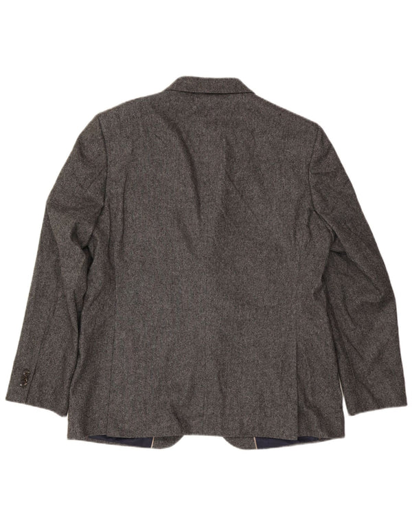 Jachetă pentru bărbați Marks & Spencer, cu 2 nasturi, UK 44 2XL Lână gri