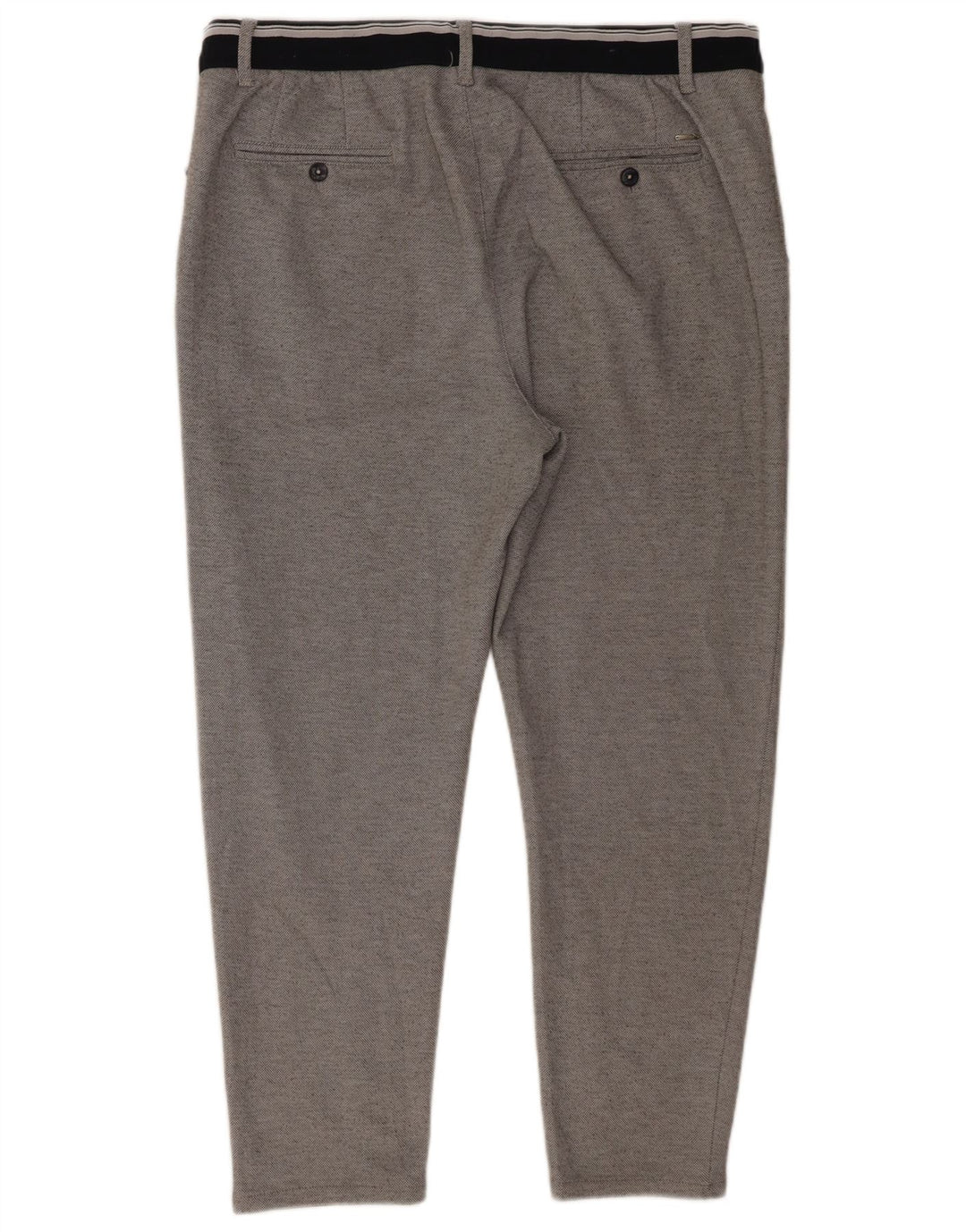 Pantaloni tăiați pentru bărbați Zara XL W34 L26 Gri Poliester