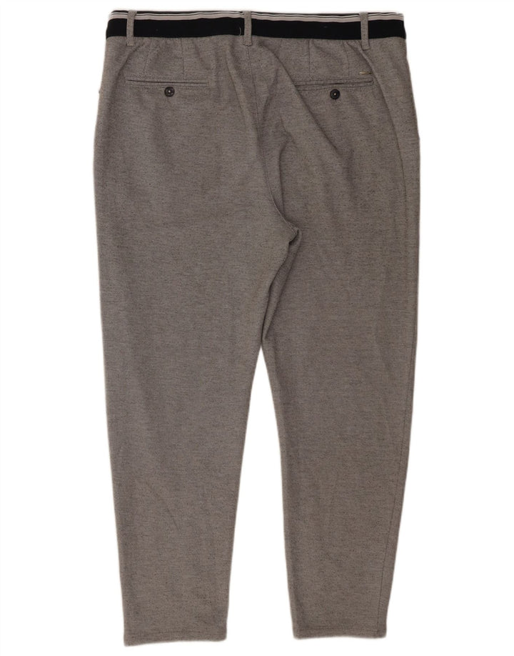 Pantaloni tăiați pentru bărbați Zara XL W34 L26 Gri Poliester
