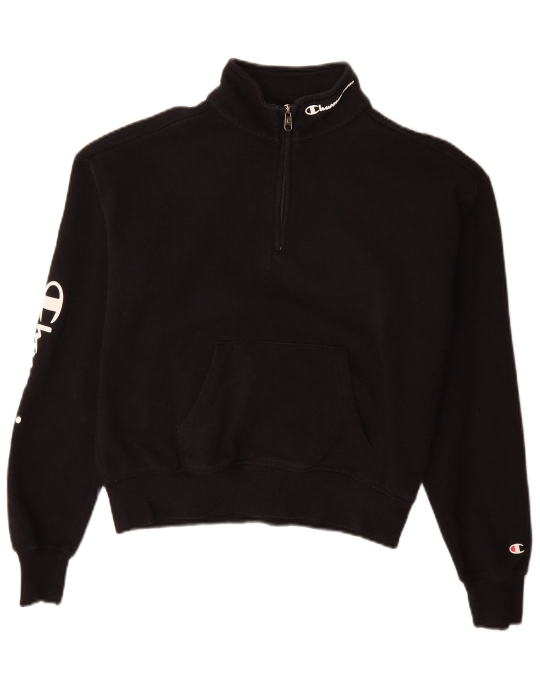 Pulover cu grafic supradimensionat Champion pentru femei UK 10 Mic Negru