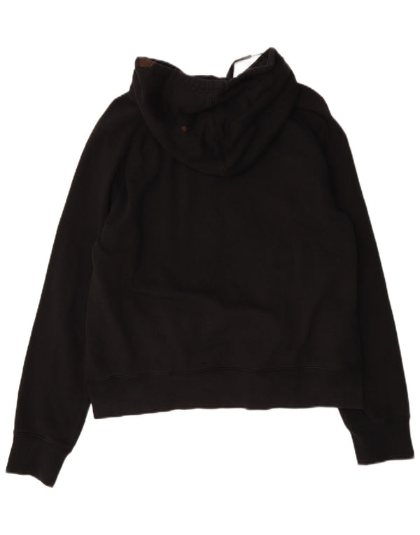 Pulover cu glugă cu grafic pentru femei Hurley UK 16, mare, negru, bumbac