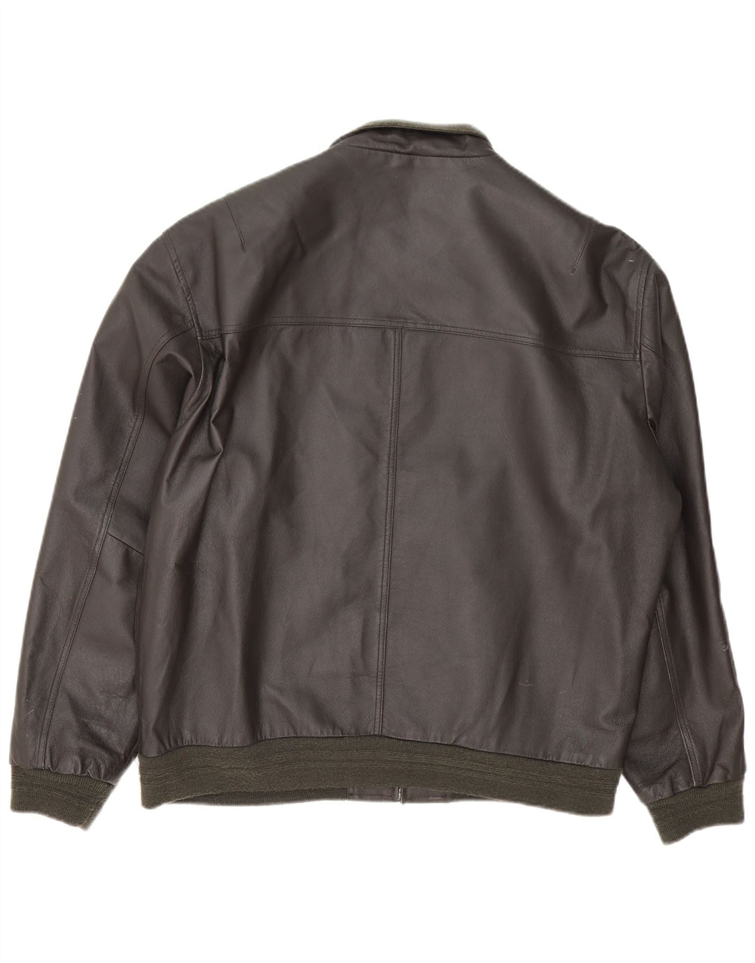 Jachetă de piele vintage pentru bărbați UK 42 XL maro