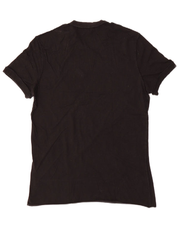 Tricou grafic BENETTON pentru femei Top UK 16 Large Black