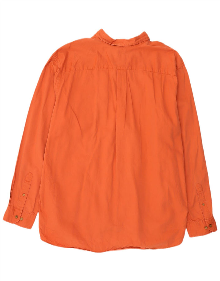 Cămașă pentru bărbați Eddie Bauer 2XL bumbac portocaliu