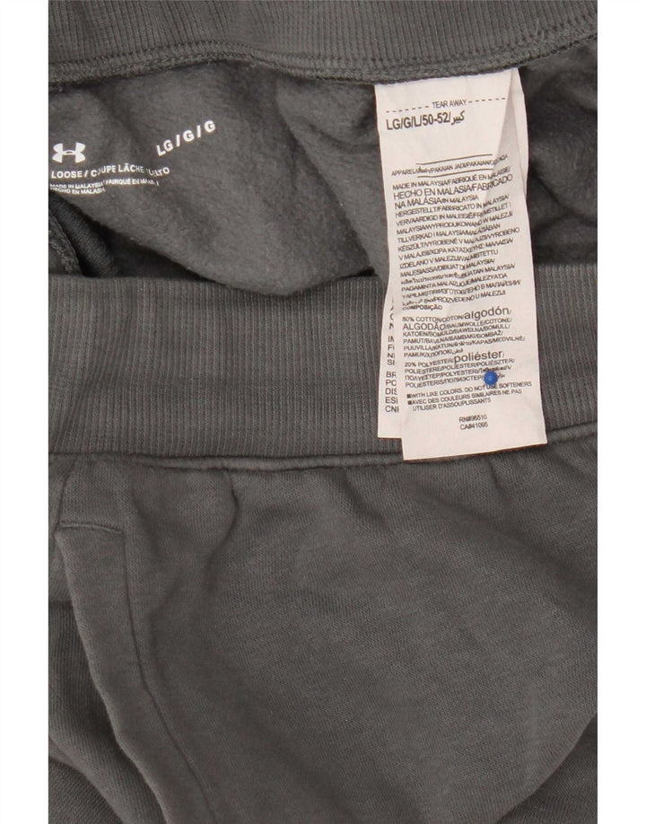 Pantaloni scurți sport pentru bărbați Under Armour, bumbac gri mare