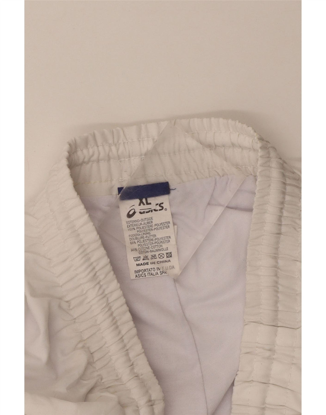 Pantaloni de trening pentru bărbați Asics Pantaloni de jogging XL Poliester alb
