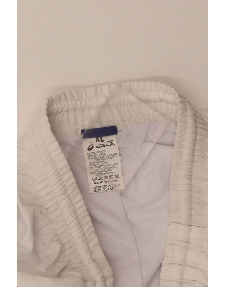 Pantaloni de trening pentru bărbați Asics Pantaloni de jogging XL Poliester alb